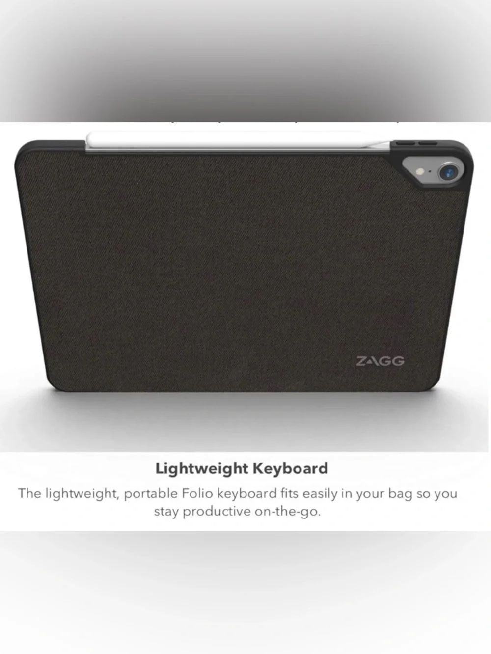ZAGG Folio Keyboard - Backlit Tablet Keyboard and Case - for iPad Pro 11